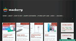 Desktop Screenshot of macberrystore.com